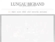 Tablet Screenshot of lungaubigband.com